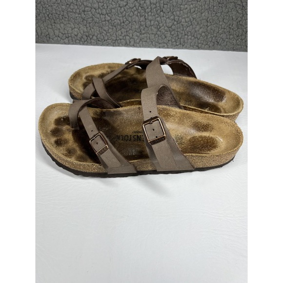 Birkenstock Mayari Shoes Womens Size 8 Brown Strappy Comfort Sandals EU 39 - Picture 4 of 11